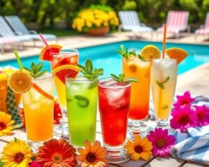 Die besten Drinks für heiße Sommertage