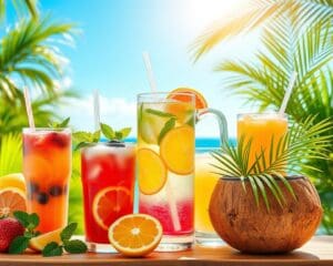 Die besten Drinks für heiße Sommertage