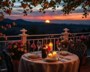 Die besten Orte für romantische Dinner-Erlebnisse