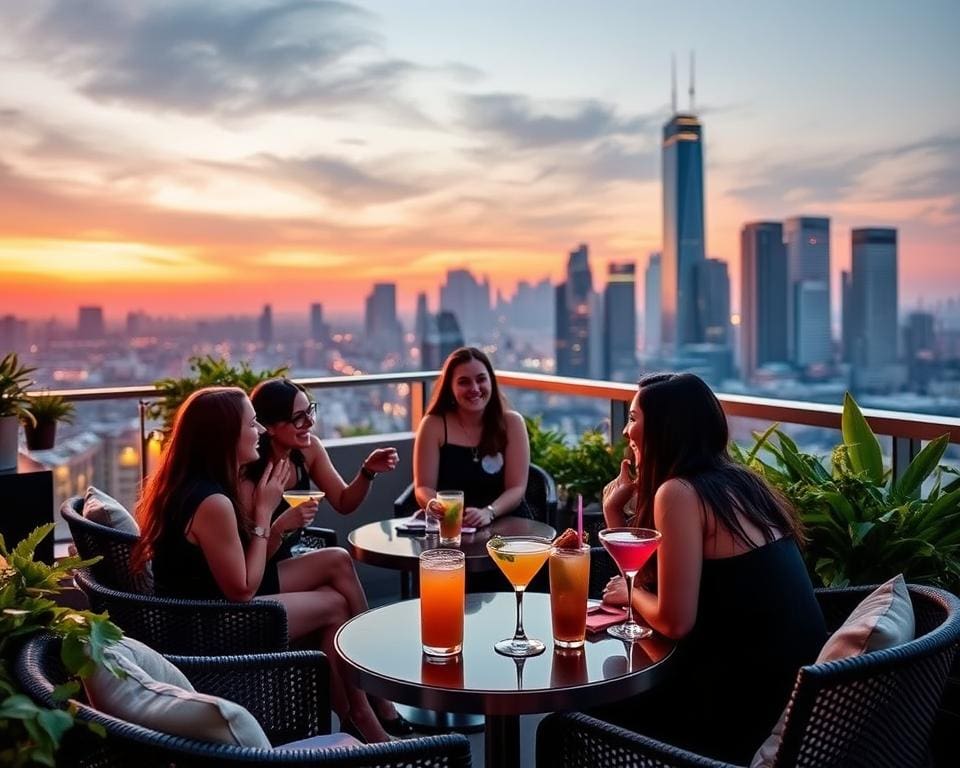 Die schönsten Rooftop-Spots für Cocktails mit Freunden