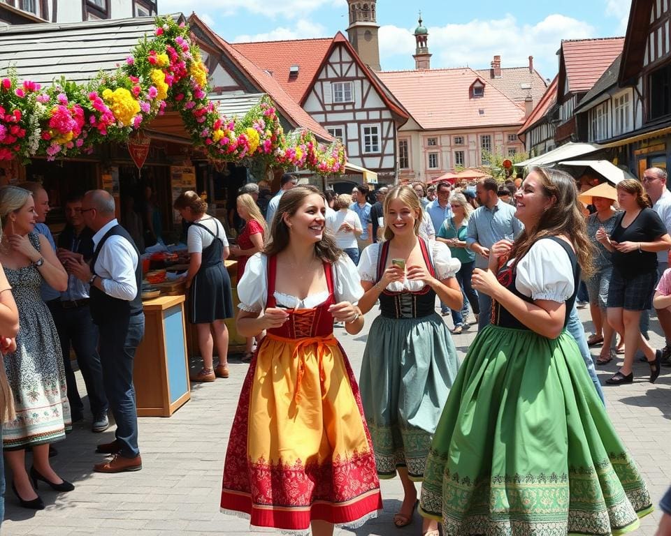 Dirndl bei Volksfesten und kulturellen Veranstaltungen