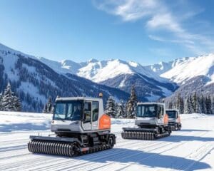 Elektrische Schneeraupen für den Bergtourismus