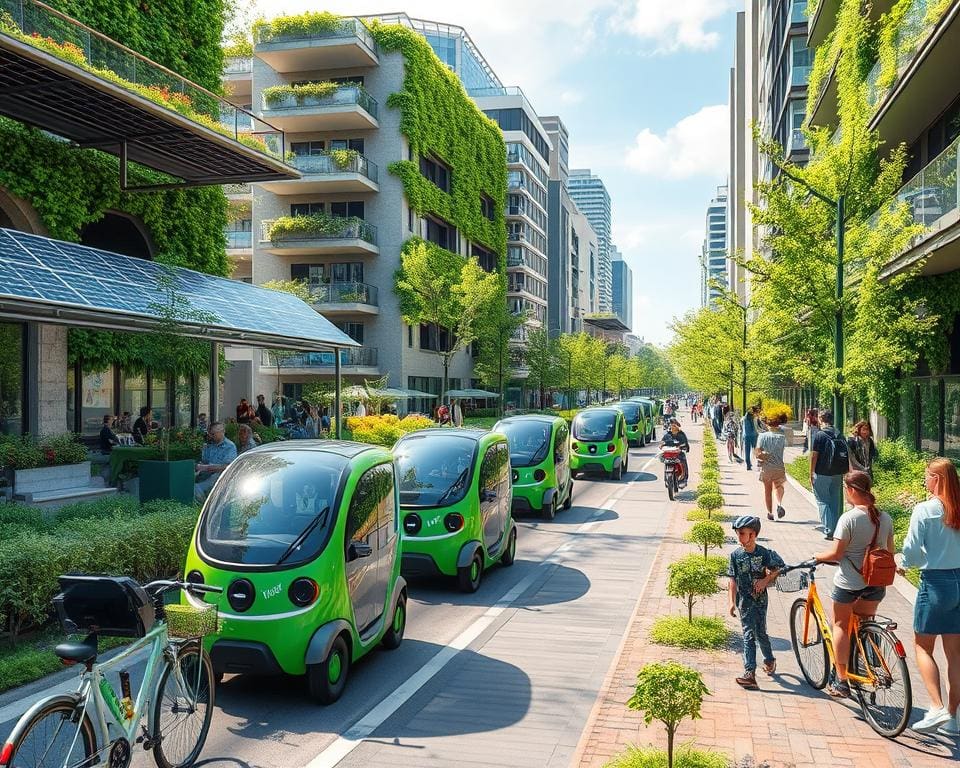 Grüne Mobilität in urbaner Infrastruktur