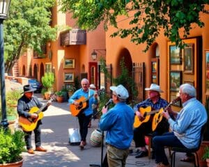 Musik und Kunst in Santa Fe, New Mexico