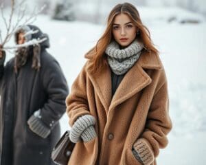 Oversized-Mäntel: Wie man sie im Winter stylt