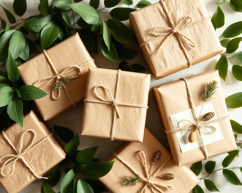 Recycling Verpackungen für Geschenke