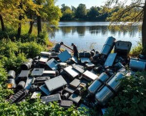 Recycling von Komponenten in Elektrofreizeitbooten