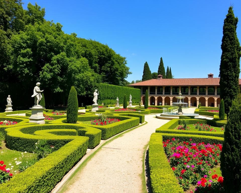 Renaissance-Gärten in Ferrara, Italien