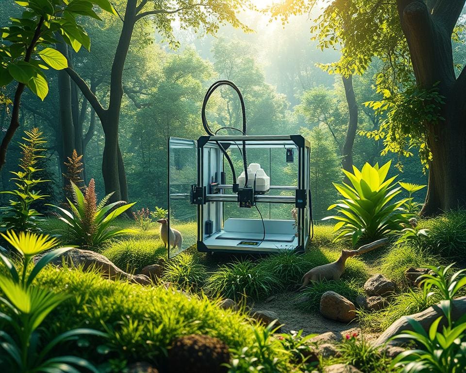 Umweltschutz durch 3D-Drucktechnologie