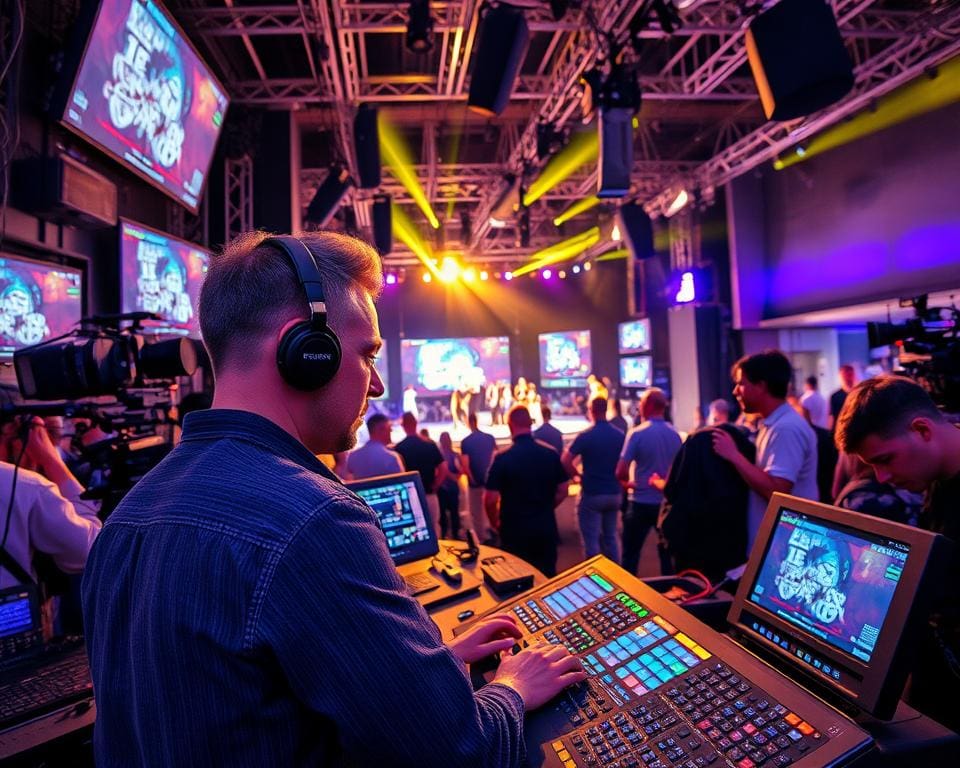 Videotechniker in der Live-Produktion