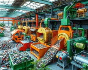 Was leisten Recyclingtechnologien für die Wiederverwertung von Metallabfällen?