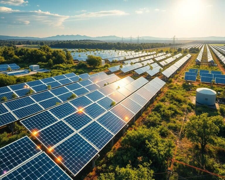 Was leisten intelligente Netze für die Optimierung von Solarstromspeichern?