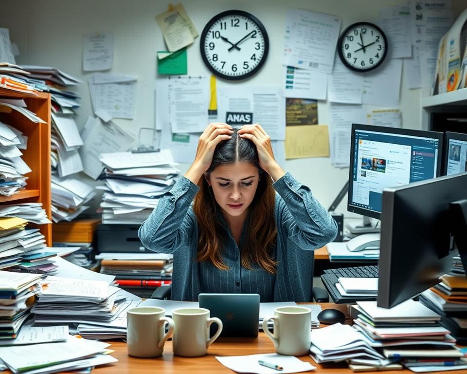 Was sind die häufigsten Ursachen für beruflichen Stress?