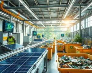 Wie helfen Recyclingtechnologien bei der Entsorgung von Solarmodulen?