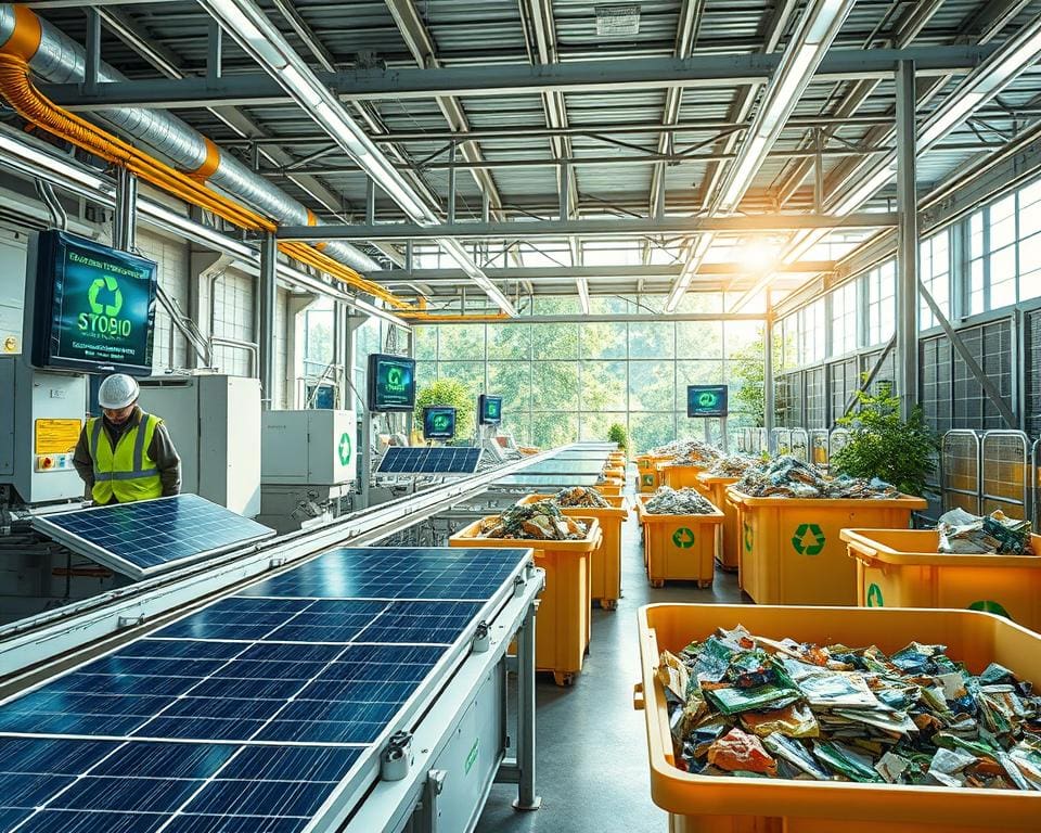 Wie helfen Recyclingtechnologien bei der Entsorgung von Solarmodulen?