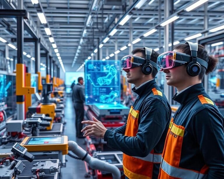 Wie wird Augmented Reality für die Optimierung von Produktionsprozessen genutzt?