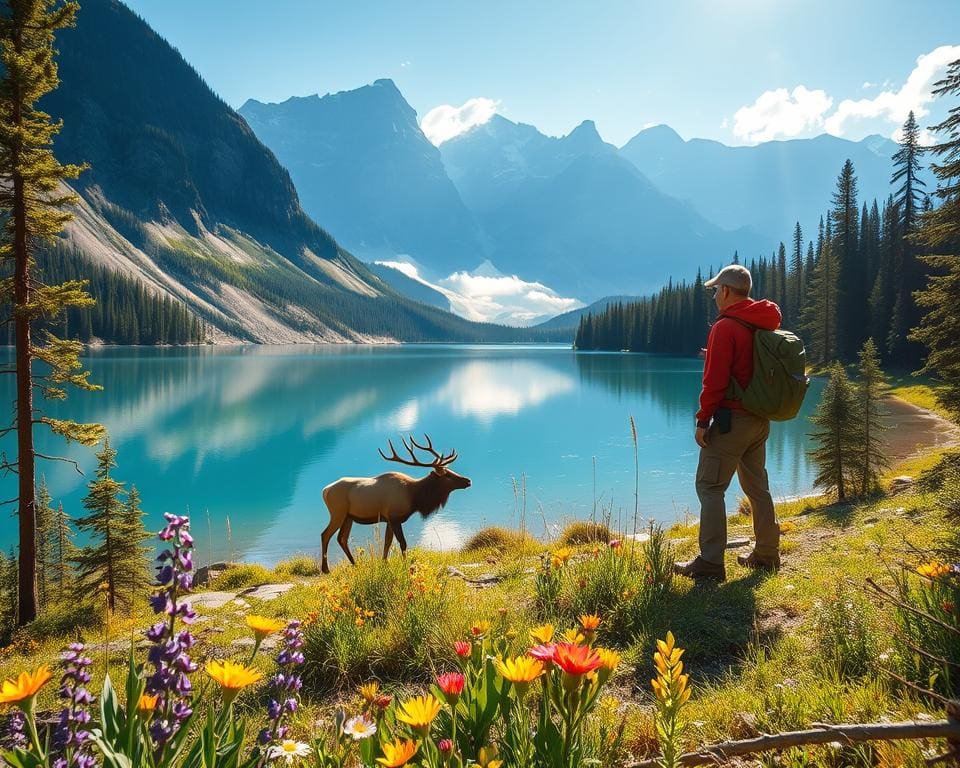 Wildtierbeobachtung im Banff-Nationalpark