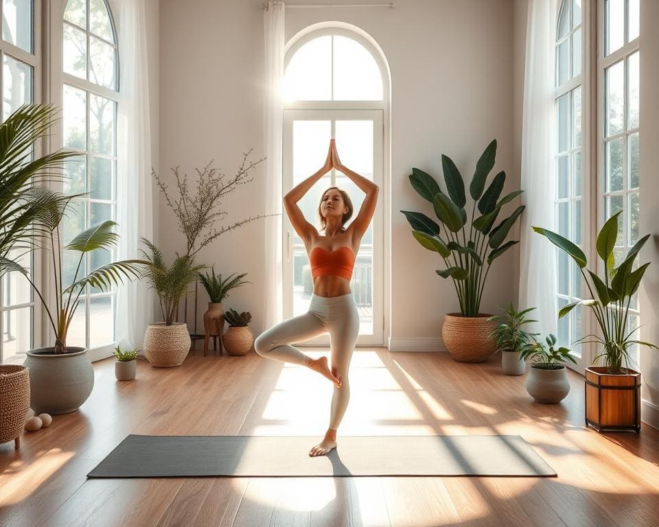 Yoga und Atemübungen für Stressreduktion