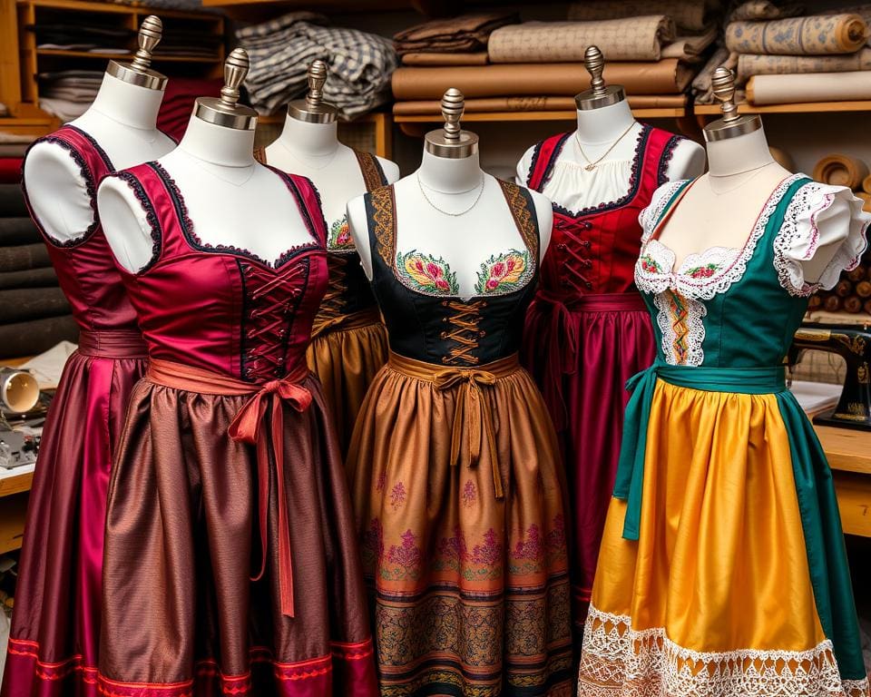 hochwertige Dirndl aus Qualitätsstoffen