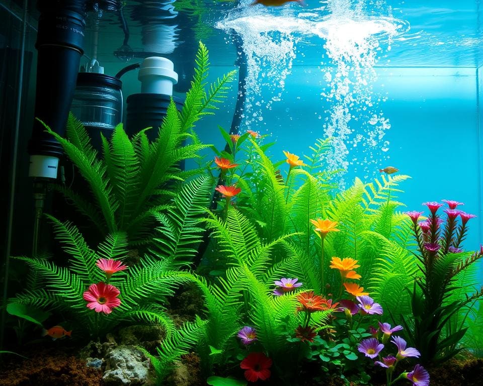 Aquariumbedarf für Wasserpflanzen und Ausstattung