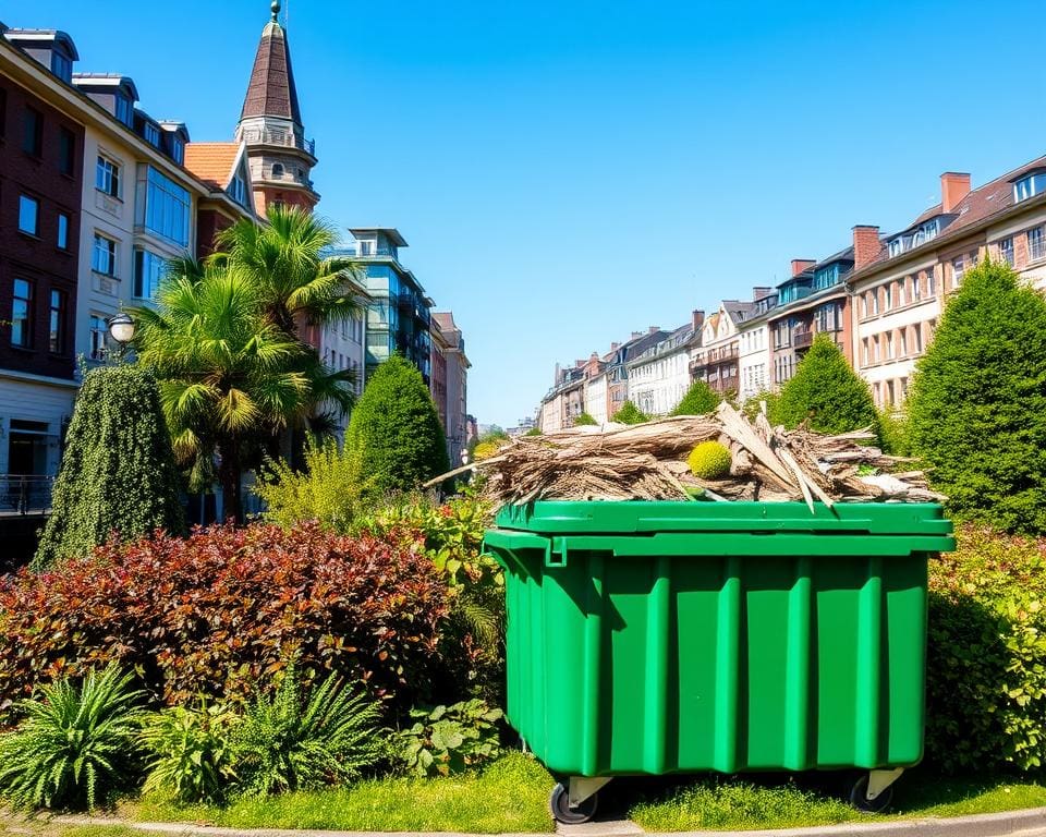 Gartenabfall Container in Hamburg