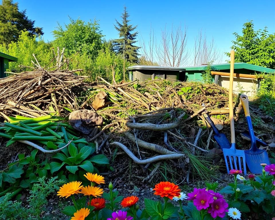 Gartenabfallentsorgung: Tipps für große Mengen Grünschnitt