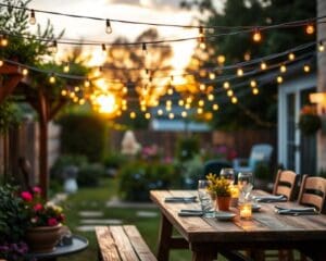 Outdoor-Lichterketten für stimmungsvolle Sommerabende