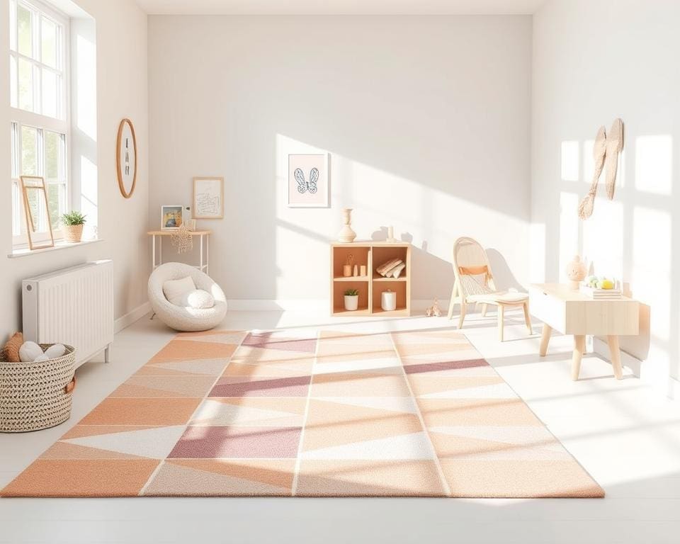 Teppiche im modernen Stil für minimalistische Kinderzimmer