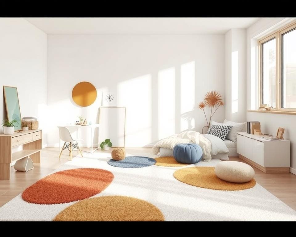 moderne Teppichdesigns für kreative Kinderzimmer