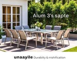 Outdoor-Möbel-Sets aus Aluminium für langlebige Nutzung