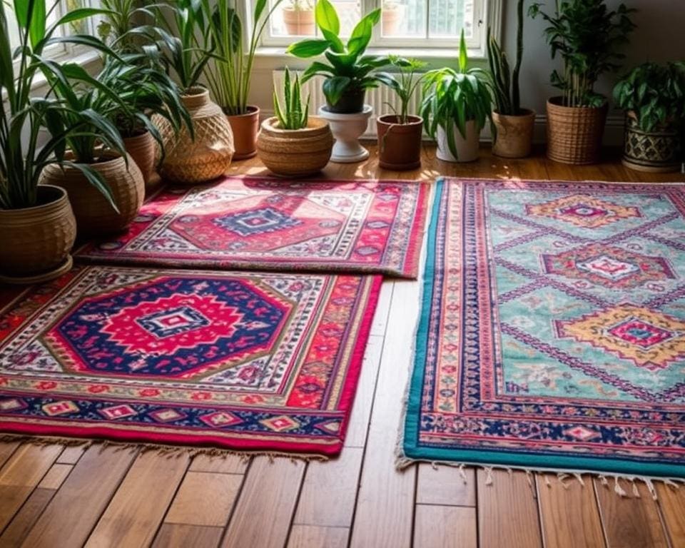 Teppiche im Boho-Design für farbenfrohe Akzente