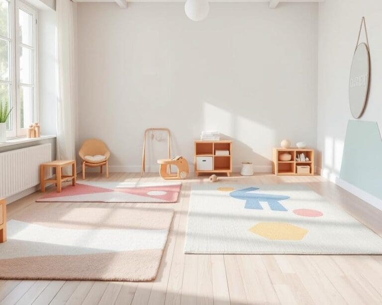 Teppiche im modernen Stil für minimalistische Kinderzimmer