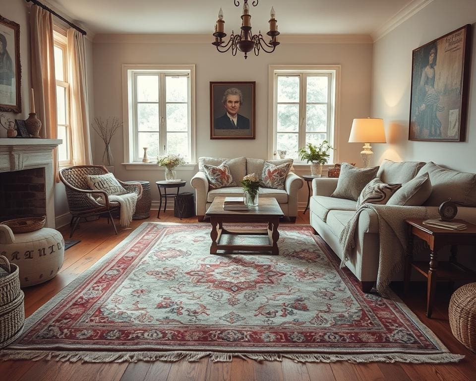 Teppiche im Vintage-Stil für ein gemütliches Ambiente