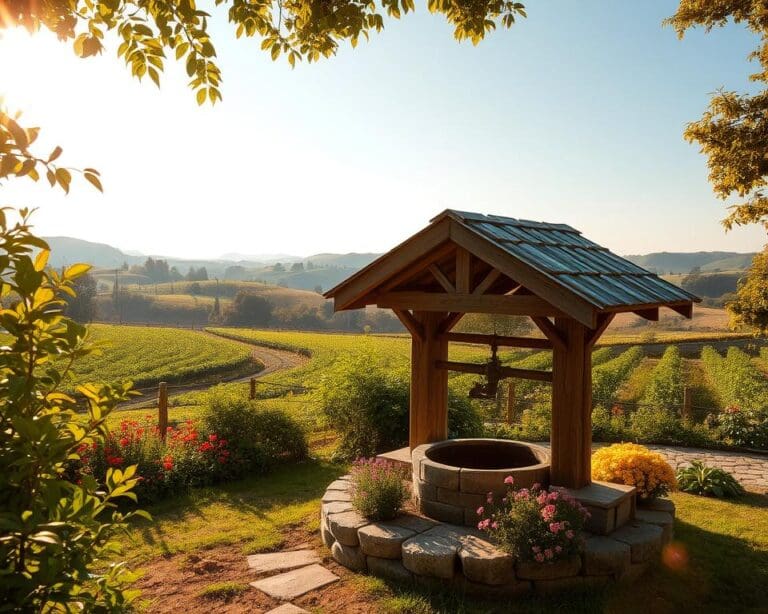 Wie ein Brunnenservice Wasser liefert