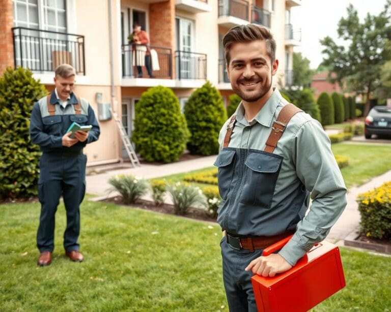 Wie ein Hauswart Service und Wartung kombiniert