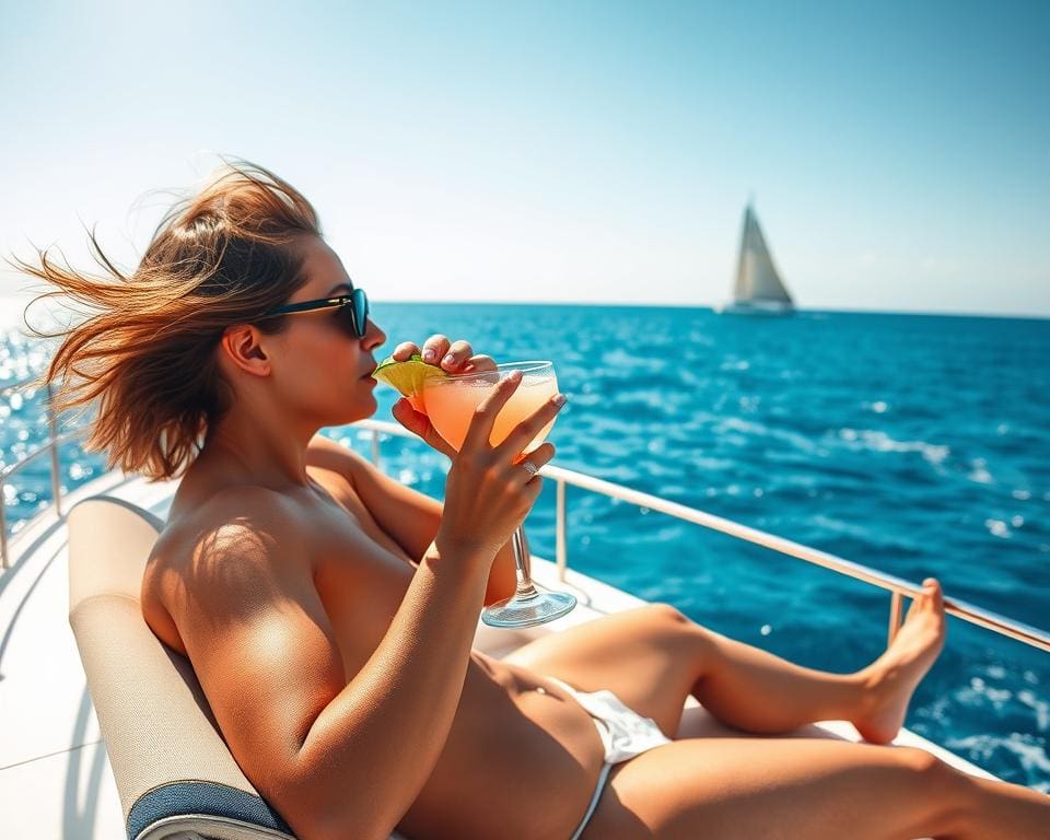 Daiquiri Genuss beim Yachtcharter