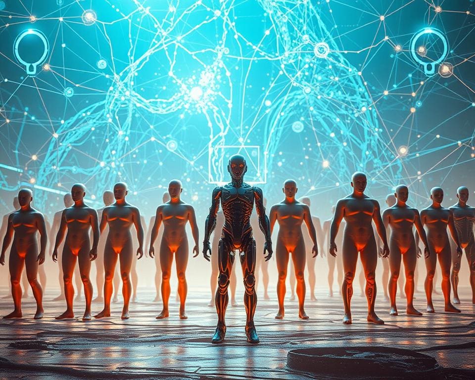 Einfluss von KI auf die Evolution des Menschen