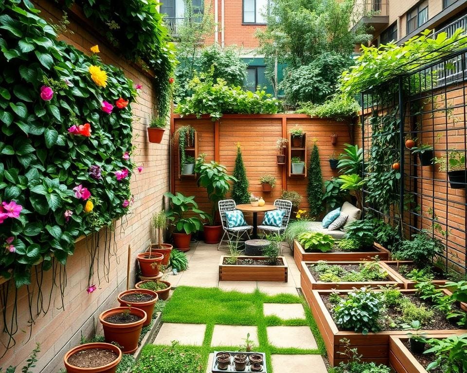 Gartenideen für kleine Flächen
