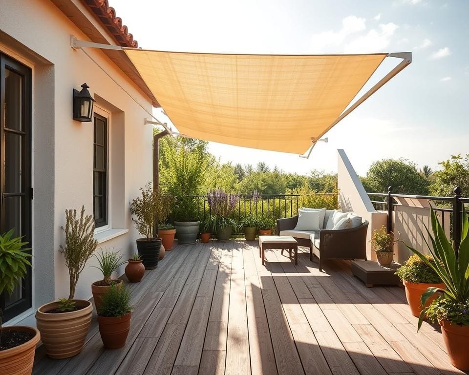 Seitenmarkise Terrasse