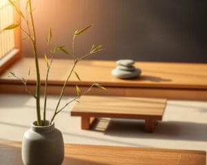 Was sind harmonische Kontraste im Japandi-Look?