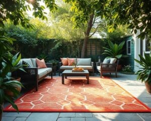 Was sind tolle Ideen für Outdoor-Teppiche?