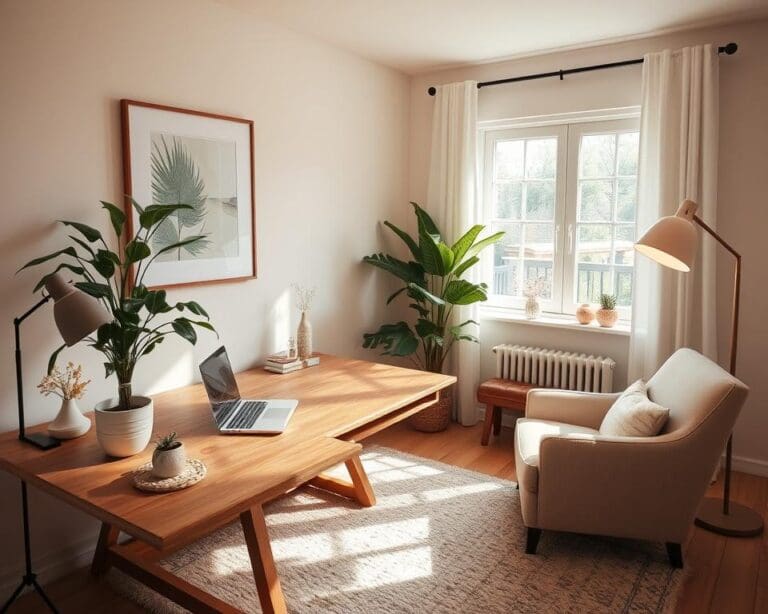 Wie gestaltest du eine wohnliche Büro-Ecke?