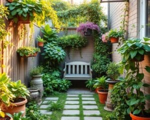 Wie nutzt du jede Ecke im kleinen Stadtgarten?