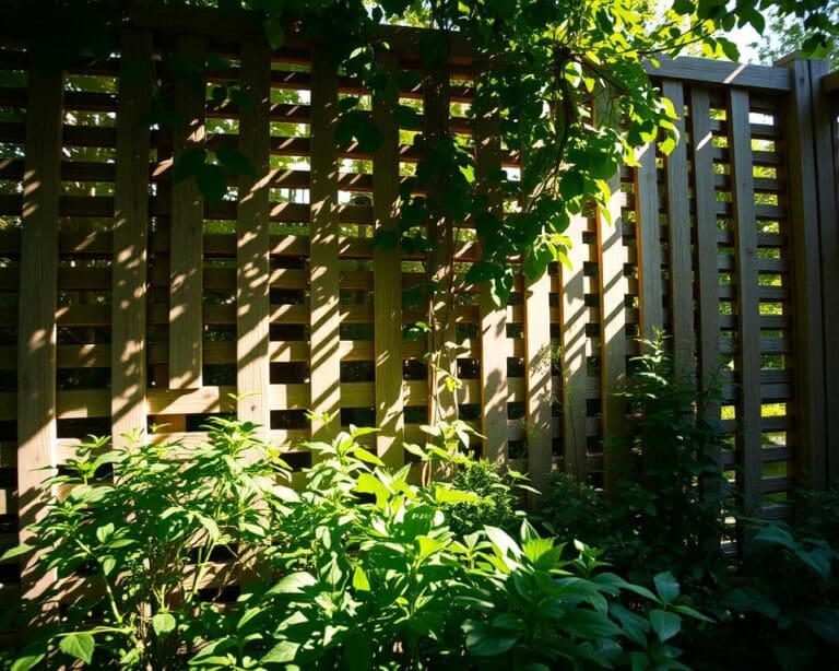 Wie wirken sich Lichtverhältnisse auf Spalier-Sichtschutz aus?