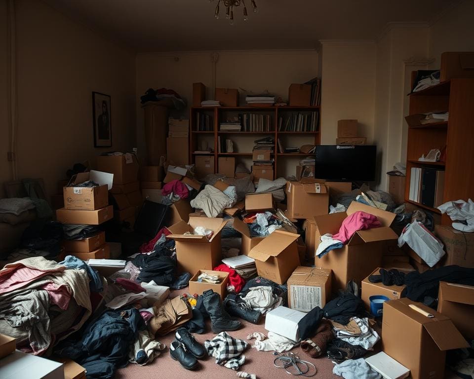 unorganisierter Umzug