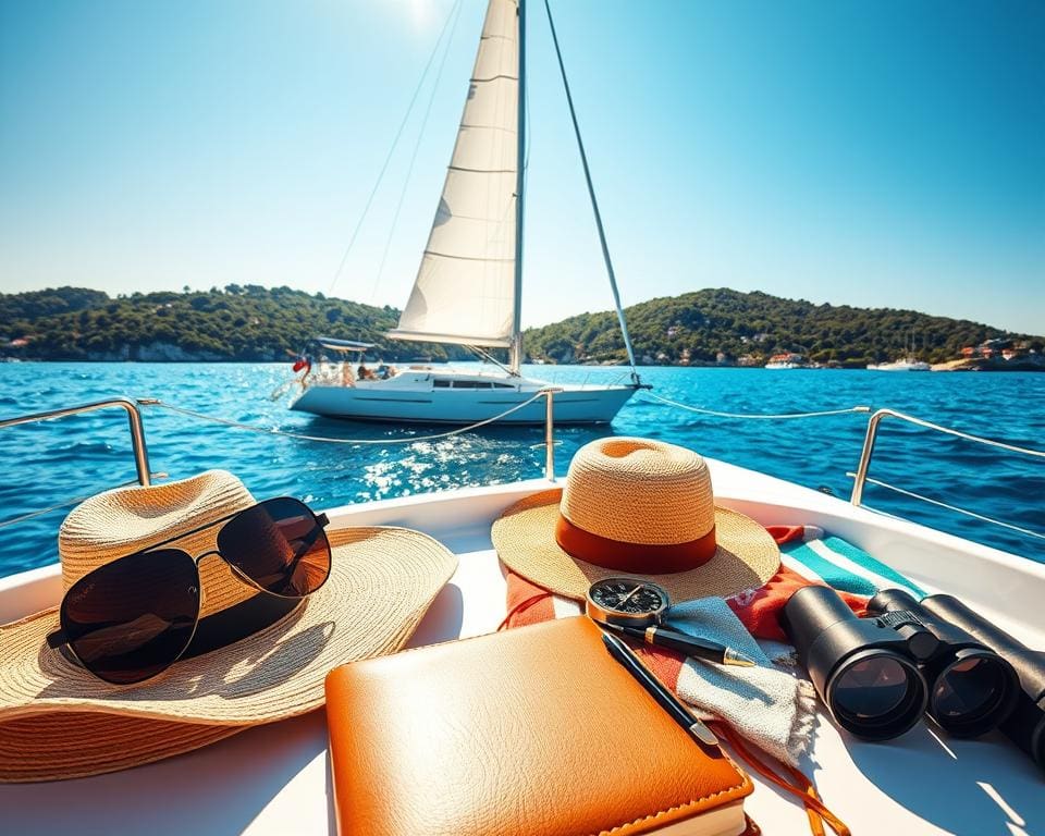 Accessoires Blaue Reise