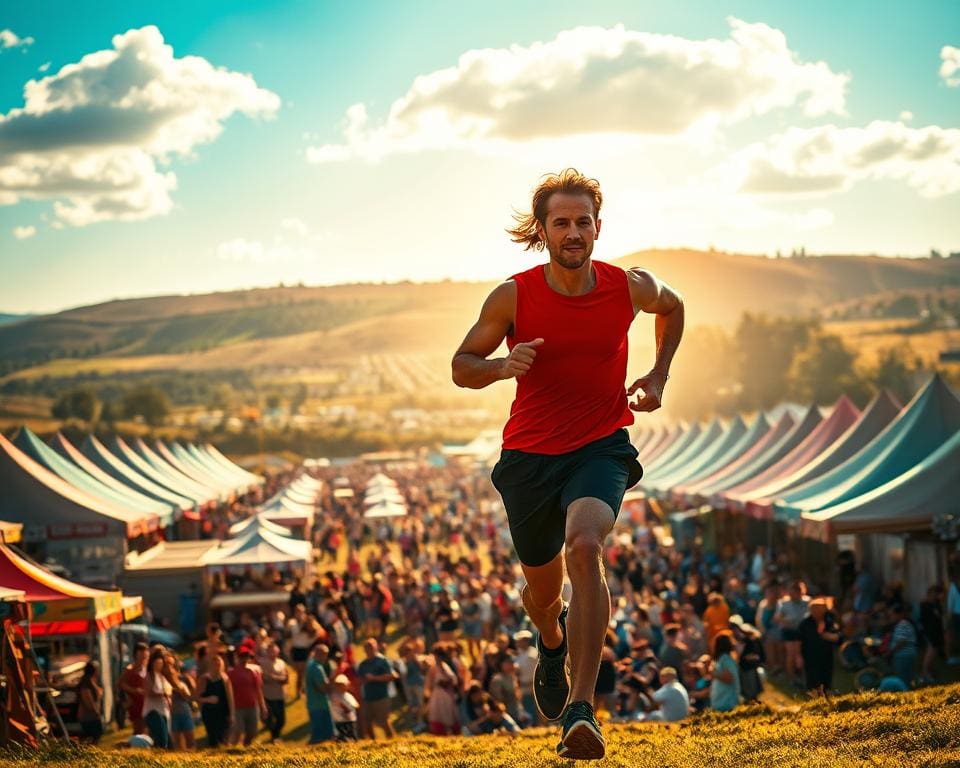 Runner Tätigkeiten Festival