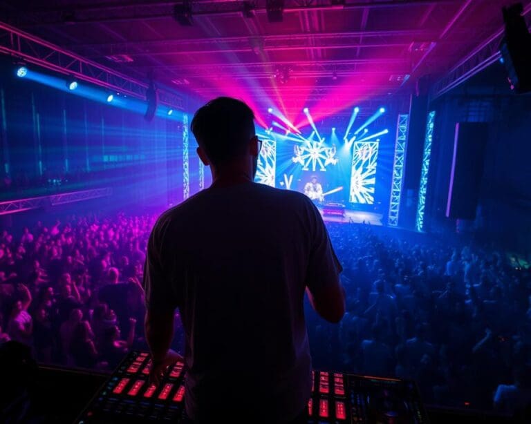 Was tut ein Visual-Artist bei Techno-Events?