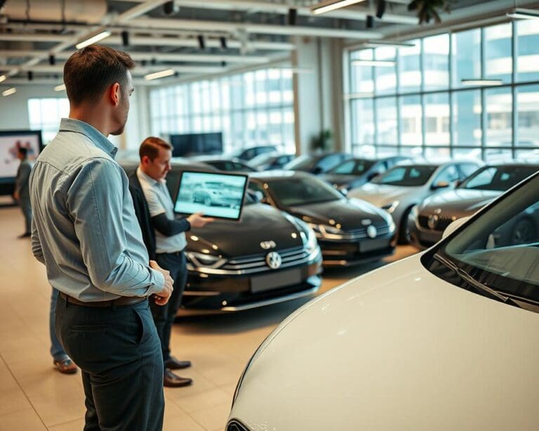 Wie arbeitet ein Autohändler mit Onlinekunden?
