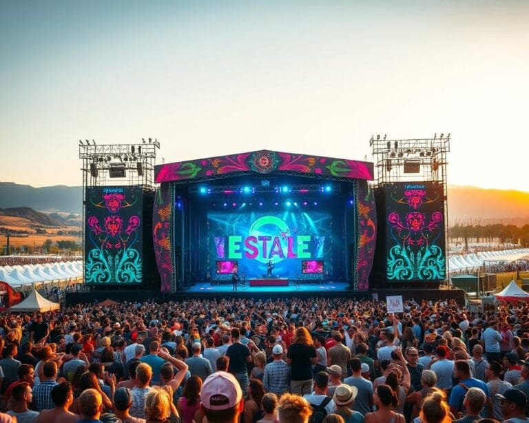 Wie entsteht die Deko auf Musikfestivals?